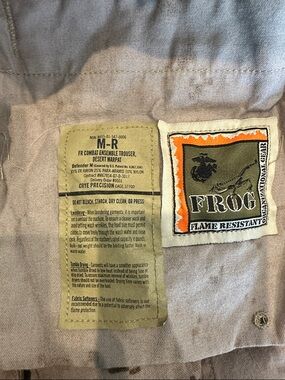 FROG Flame Resistant Combat Trousers - Desert Marpat